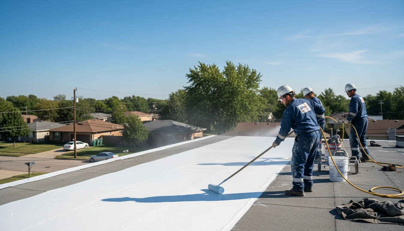 Commercial roof coating in Enfield, CT near me